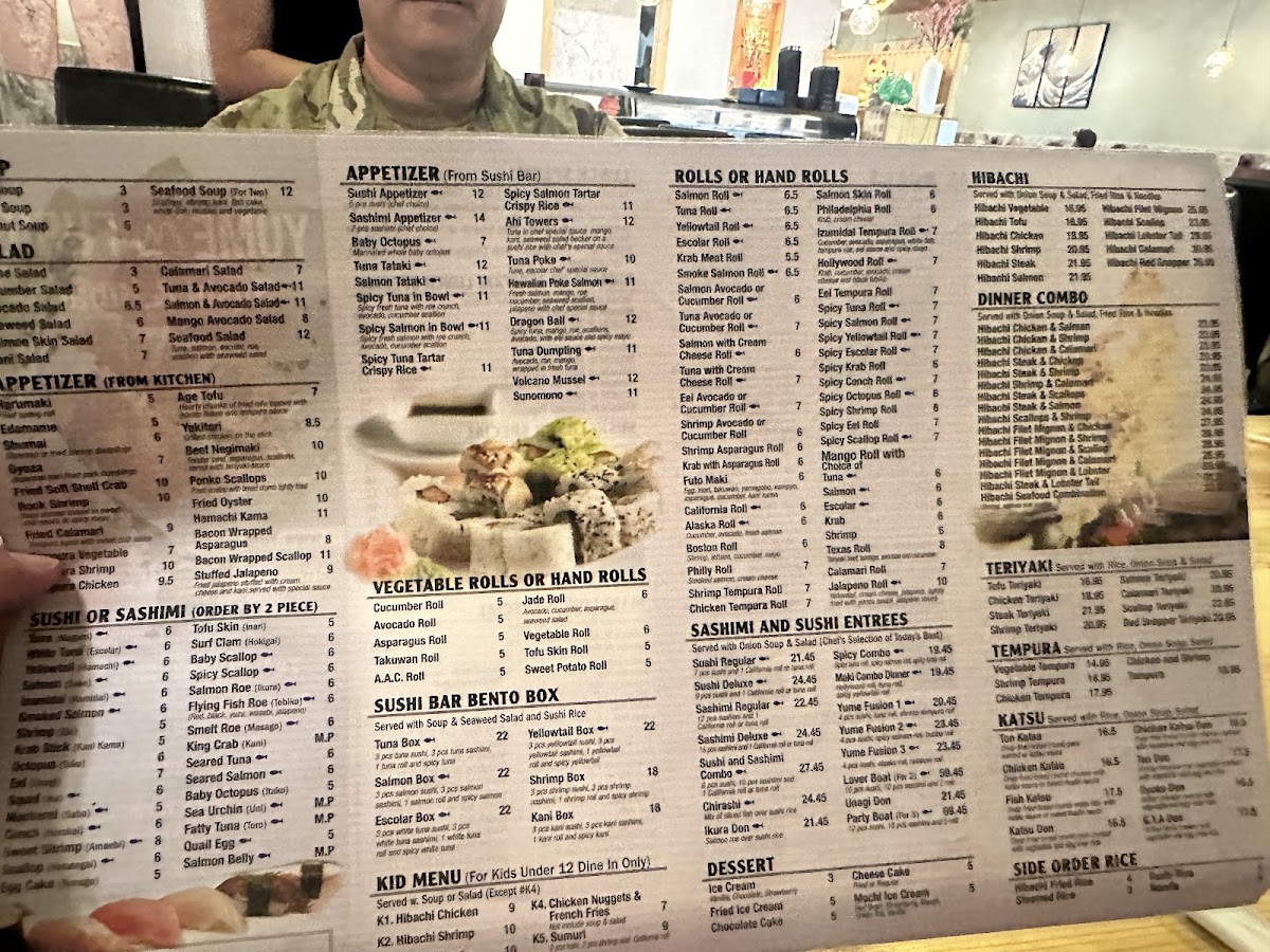 Yume Fusion Sushi & Grill Menu - Image 3